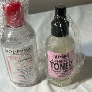 Bioderma Make-up remover (Sensiblo H2o) & Veise toner new